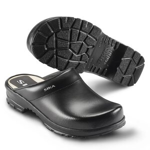 Comfort Clog Open Heel Black
