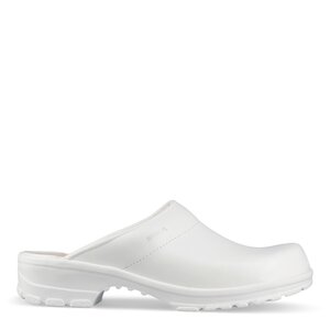 Comfort Clog Open Heel White