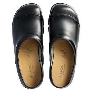 LBS Flex Clog Closed Heel Steel Toe Black